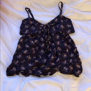 American Eagle Flower print tank top
